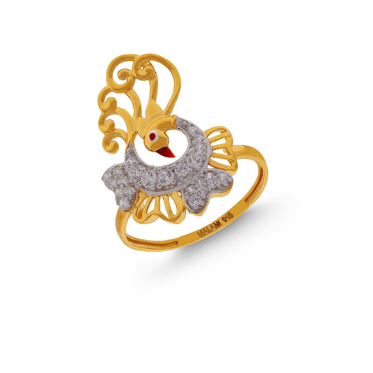 Pin by Jitesh Mepani on Ring | Gold bridal jewellery sets, Peacock jewelry  ring, Gold jewellry designs